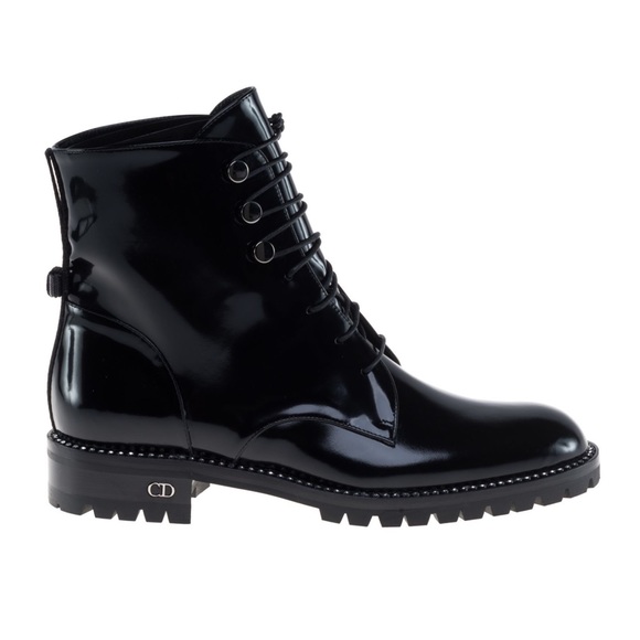 Dior Rebelle Lambskin Combat Boot - Picture 5 of 11